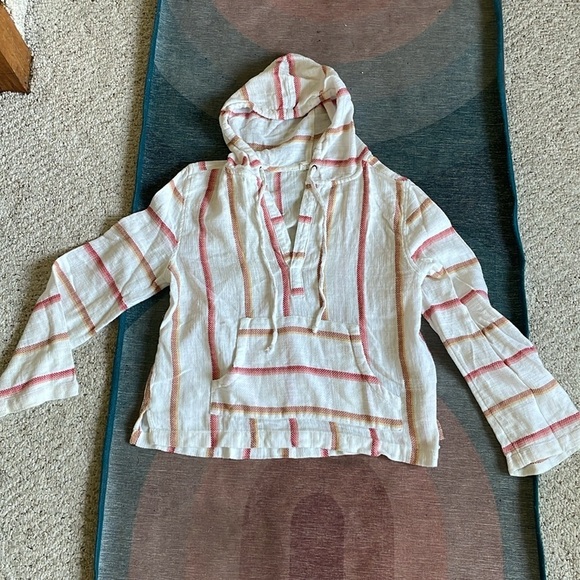 Roxy Run Around Slouchy Beach Hoodie Poncho - Picture 8 of 14